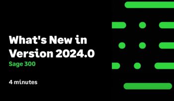 วิดีโอนี้จะนำเสนออะไรใหม่ใน Sage 300cloud Version 2024.0