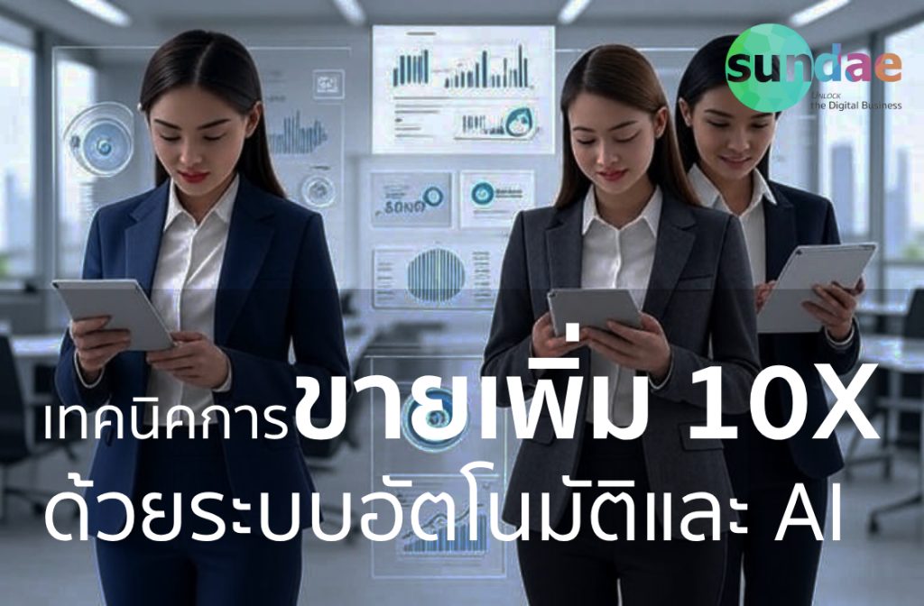 เทคนิคการขายเพิ่ม 10X ด้วยระบบอัตโนมัติและ AI