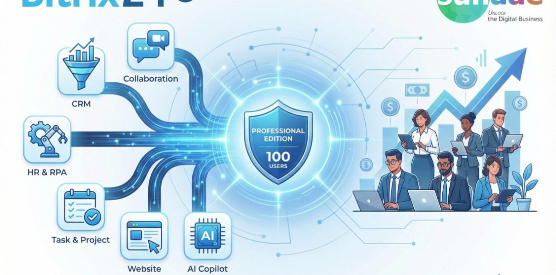ปลดล็อกศักยภาพทีม 100 คน ด้วยงบเพียง 6,500 บาท! ทำไม Bitrix24 Professional คือ "จุดเปลี่ยน" ของธุรกิจยุคใหม่?