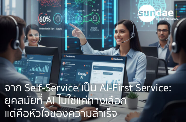 จาก Self-Service เป็น AI-First Service: ยุคสมัยที่ AI ไม่ใช่แค่ทางเลือก แต่คือหัวใจของความสำเร็จ