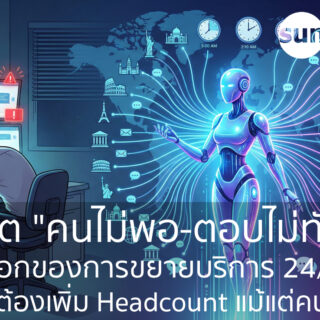 วิกฤต "คนไม่พอ-ตอบไม่ทัน"? ทางออกของการขยายบริการ 24/7 โดยไม่ต้องเพิ่ม Headcount แม้แต่คนเดียว