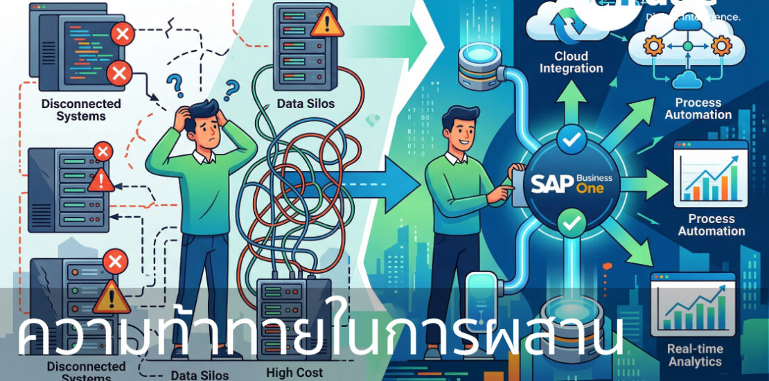 ความท้าทายในการผสานรวมระบบ SAP Business One (และวิธีแก้ไข)