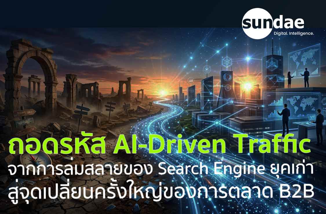 ถอดรหัส AI-Driven Traffic จากการล่มสลายของ Search Engine ยุคเก่า สู่จุดเปลี่ยนครั้งใหญ่ของการตลาด B2B