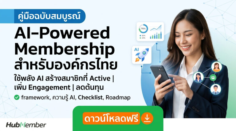 AI-Powered Membership คู่มือฉบับสมบูรณ์สำหรับองค์กรไทย
