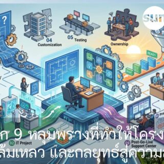 เจาะลึก 9 หลุมพรางที่ทำให้โครงการ ERP ล้มเหลว และกลยุทธ์สู่ความสำเร็จ