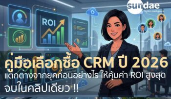 คู่มือเลือกซื้อ CRM ปี 2026: เมื่อสมุดจดดิจิทัลยุคเก่าตายไป และโลกก้าวสู่ยุค “สมองกล AI” ที่ทำงานแทนมนุษย์