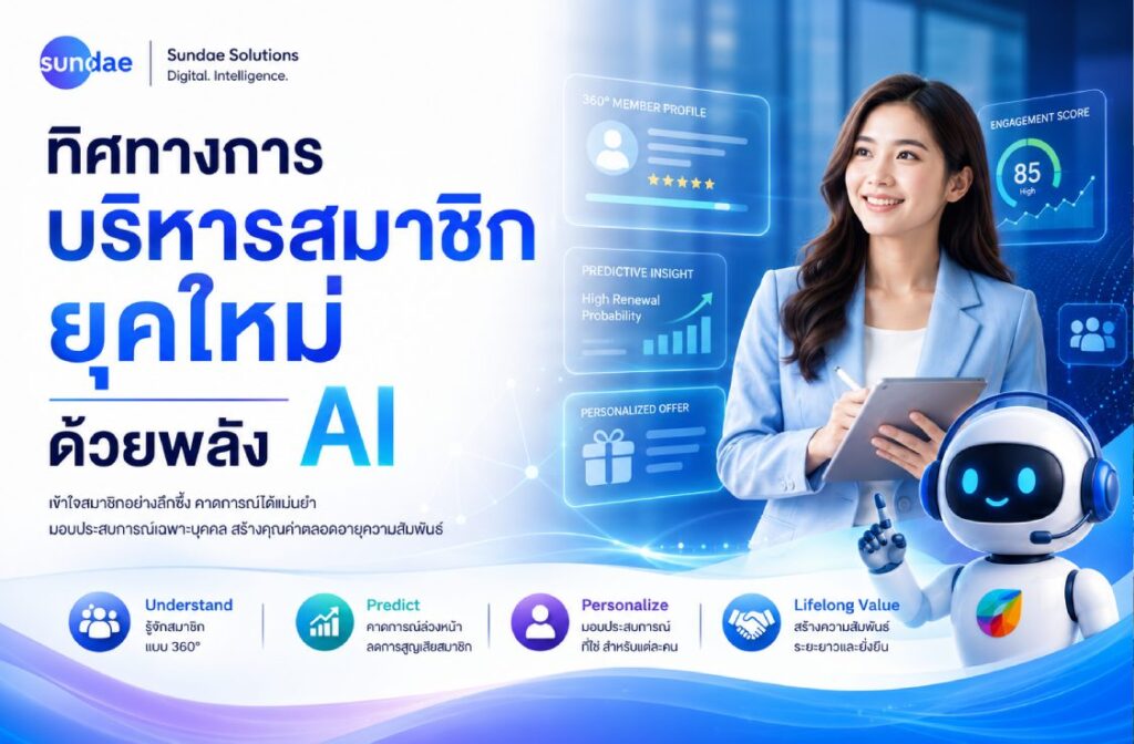 ทิศทางการบริหารสมาชิกยุคใหม่- ทำไมองค์กรต้องขยับสู่พลัง AI