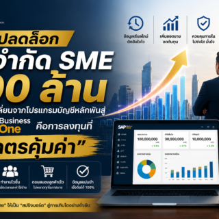 ปลดล็อกขีดจำกัด SME 100 ล้าน: ทำไมการเปลี่ยนจากโปรแกรมบัญชีหลักพันสู่ SAP Business One คือการลงทุนที่ “โคตรคุ้มค่า”