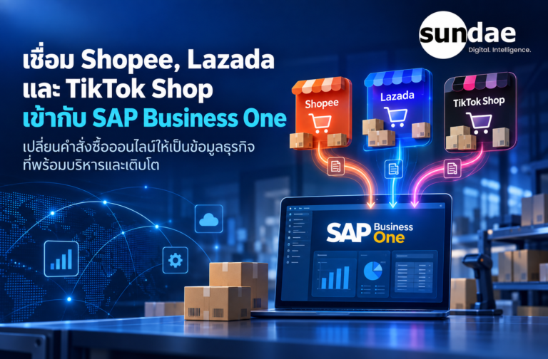 เชื่อม Shopee, Lazada และ TikTok Shop เข้ากับ SAP Business One